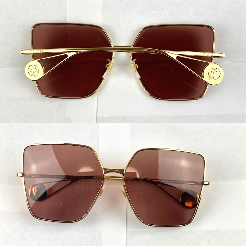 Gucci 61mm modified square sunglasses - Picture 11 of 14